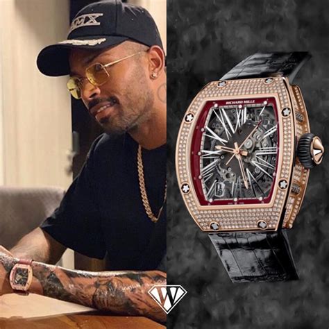 hardik pandya richard mille|Hardik Pandya clock.